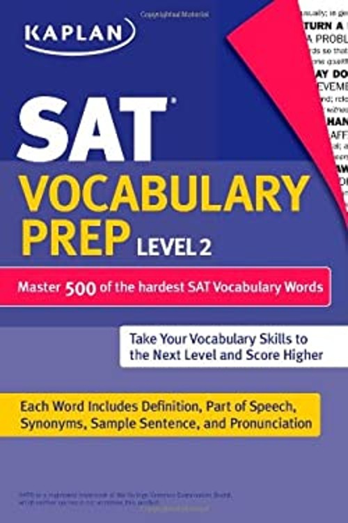 SAT Vocabulary Prep Level 2 Paperback Kaplan Publishing Staff