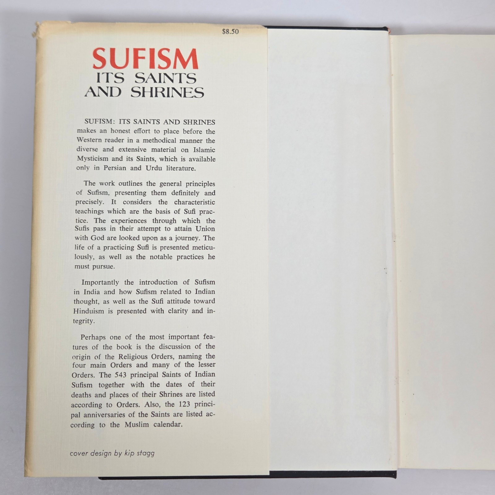 Sufism Its Saints and Shrines John Subhan 1970 First Edition Weiser India Islam