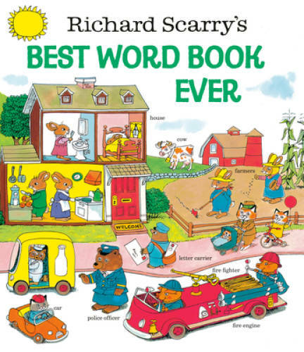 Richard Scarry’s Best Word Book Ever (Giant Golden Book) — Hardcover — GOOD