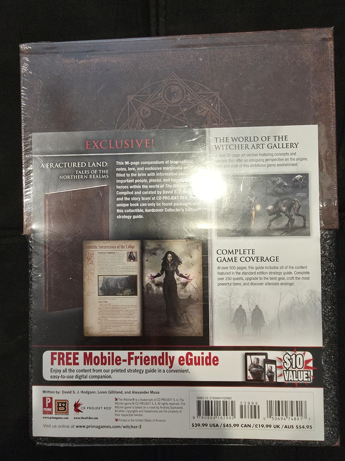 The Witcher III 3: Wild Hunt Official Collector’s Edition Strategy Guide NEW