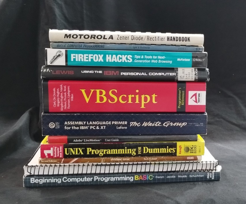 Lot of 12 Computer, Programming, & Technology Books! IBM, Microsoft, & Motorola!