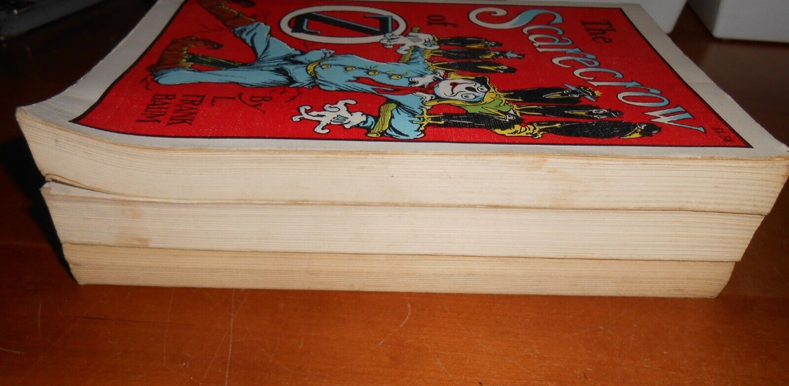 3 L. Frank Baum Oz (Road to~Patchwork Girl~Scarecrow) Rand McNally — TPB GC