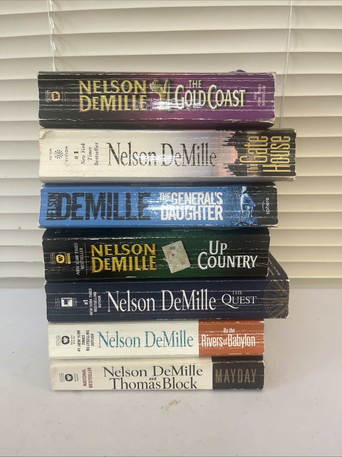 Lot of 7 — Nelson DeMille — Paul Brenner & John Sutter Series plus 3 Stand Alone