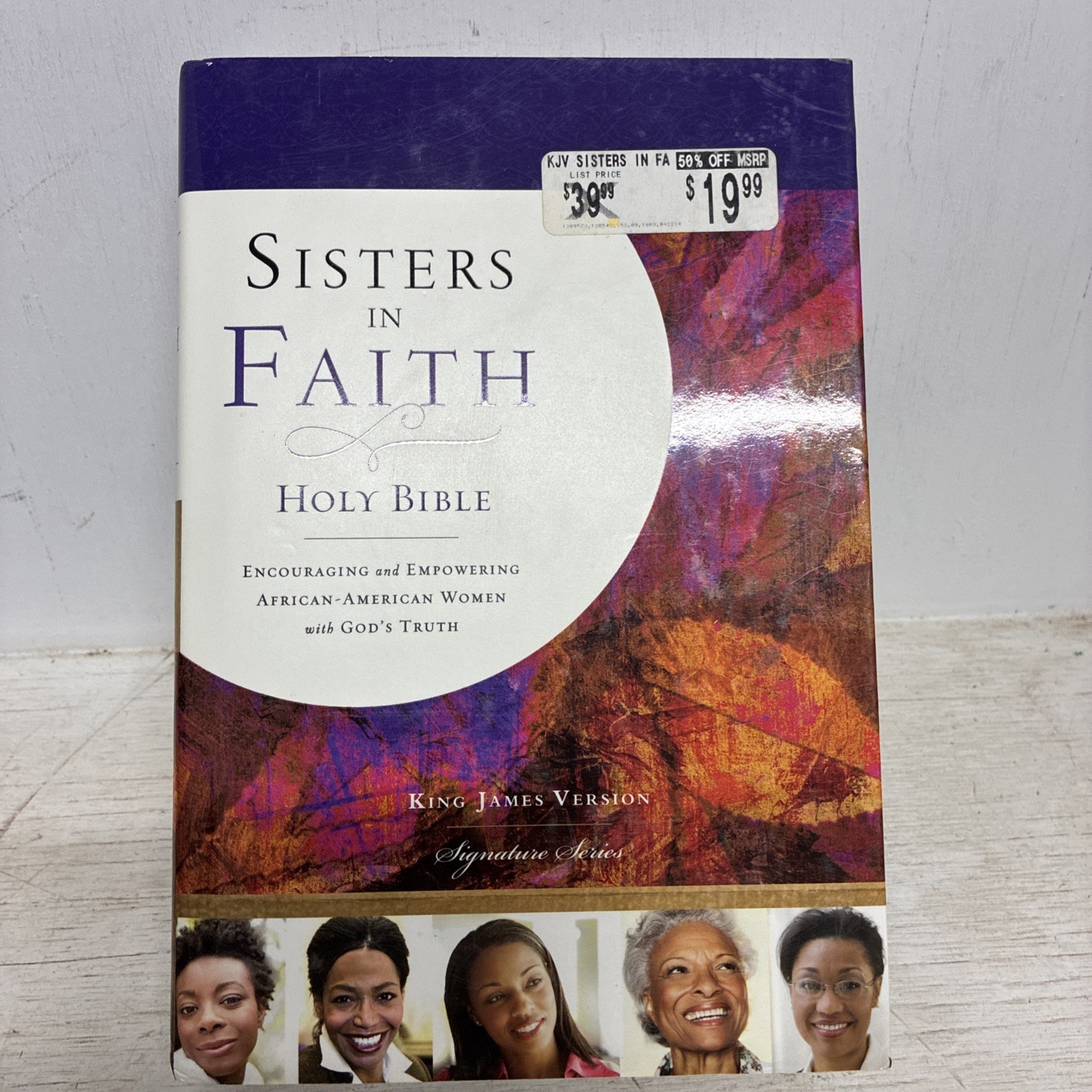 SISTERS IN FAITH HOLY BIBLE: KING JAMES VERSION By Clark Michele Jenkins VG