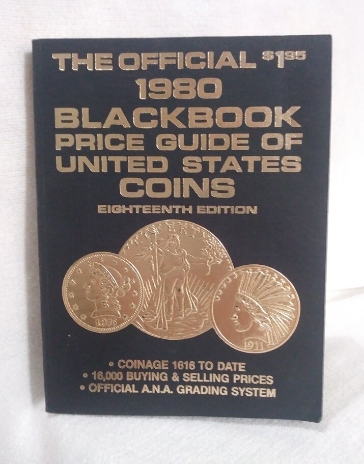 Official 1980 Blackbook Price Guide of United States Coin Book 18th Edition