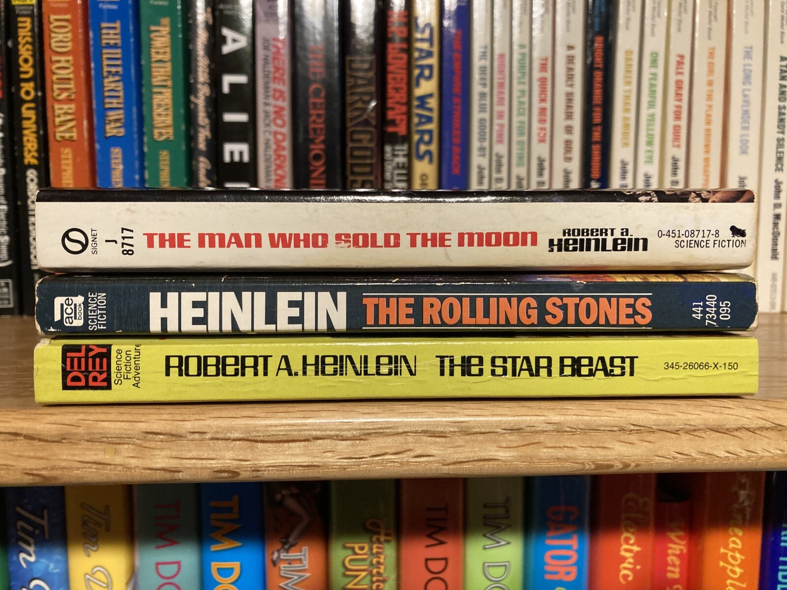 The Star Beast, Rolling Stones, Man Who Sold The Moon by Robert A. Heinlein PB