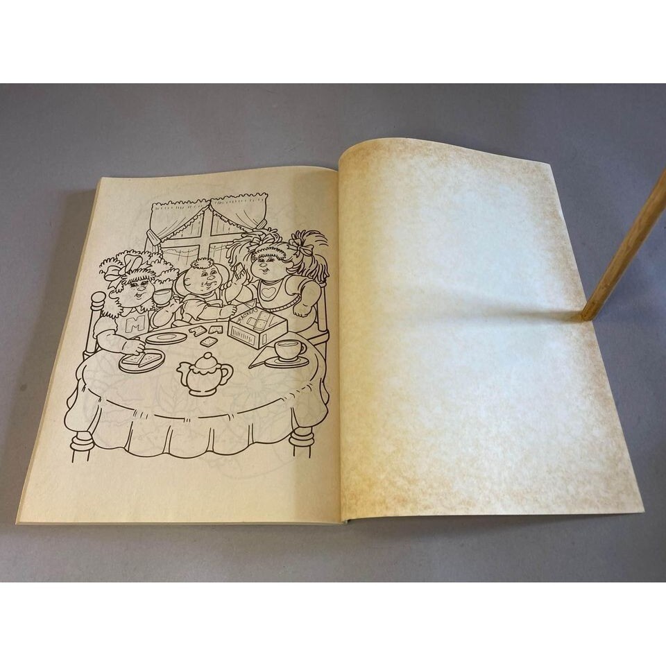 Cabbage Patch Kids Activity and Coloring Book vintage