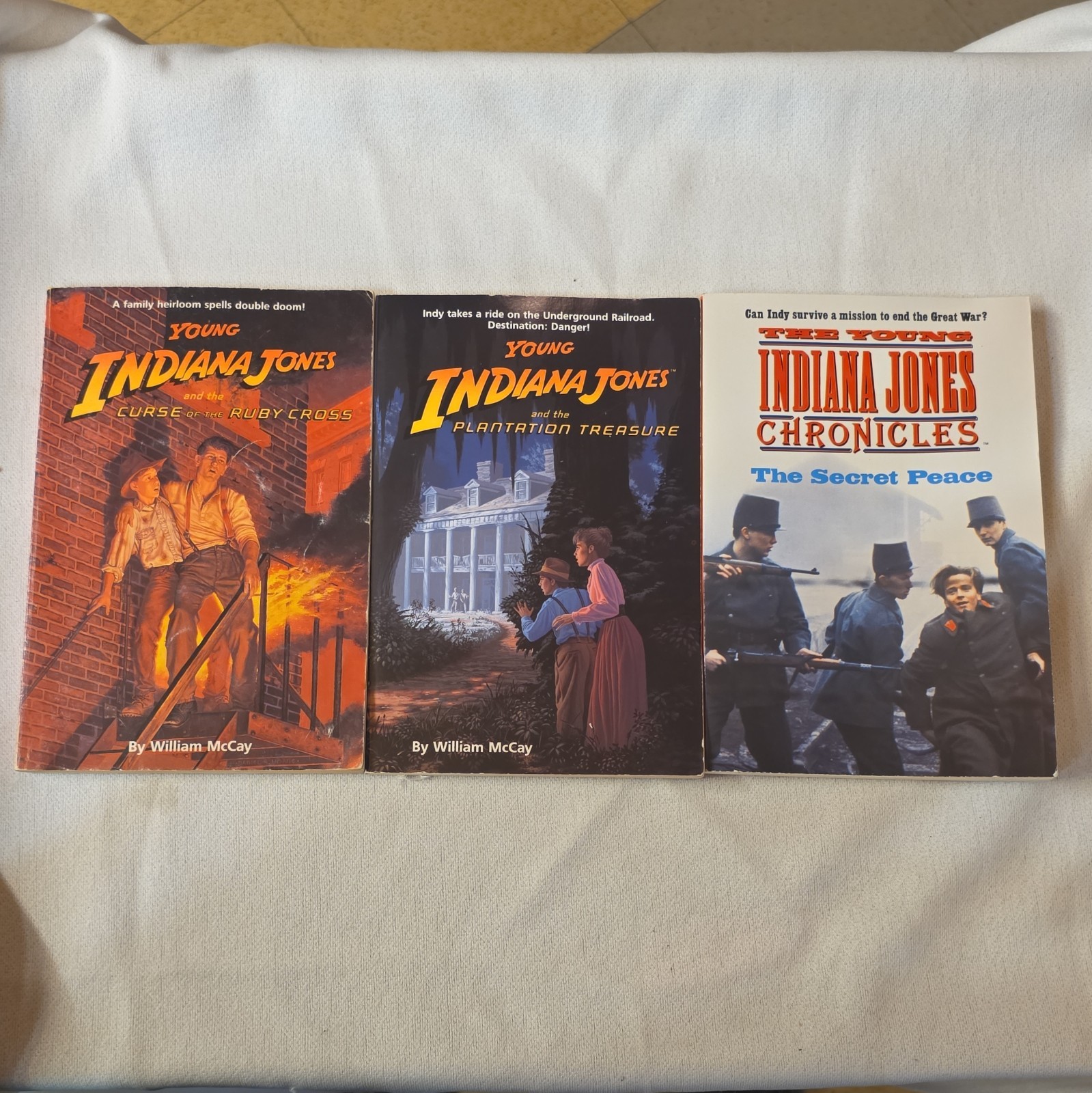 Young Indiana Jones Books Lot 3