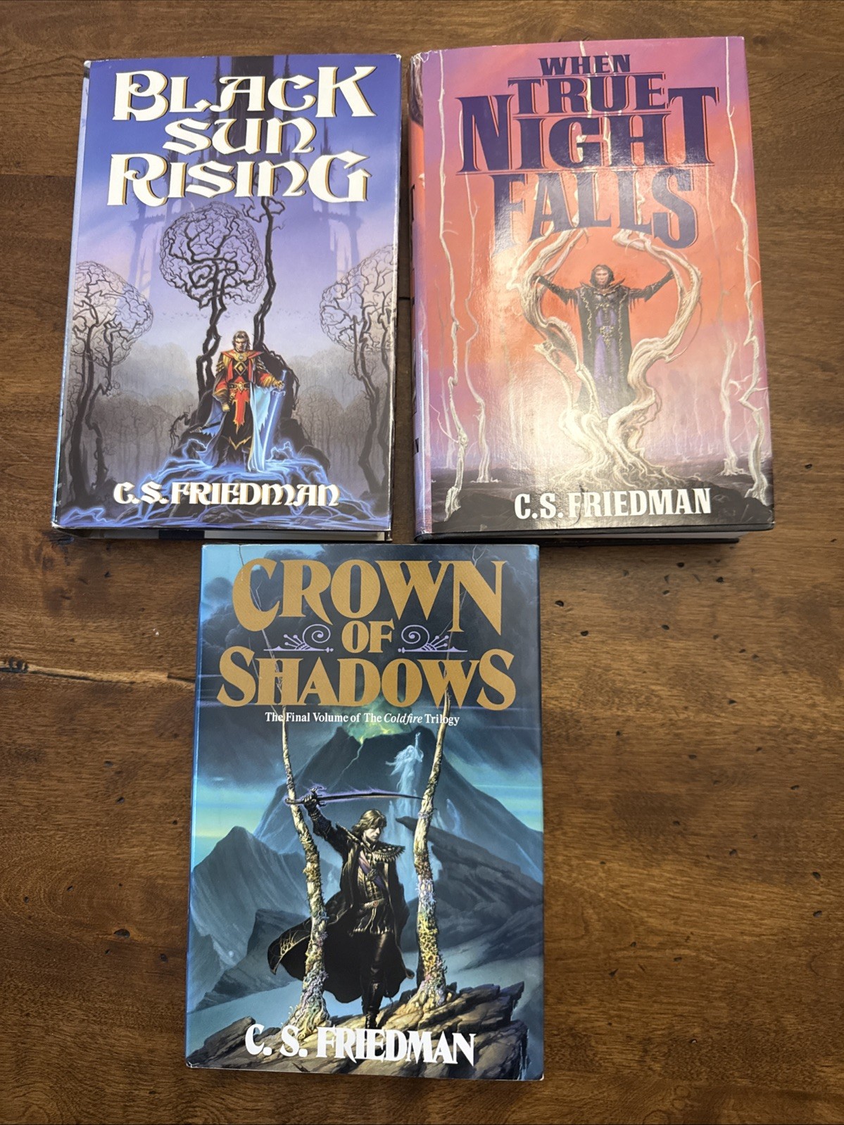 C. S. Friedman THE COLDFIRE Trilogy = complete 3 DAW HCDJ 1st/1st