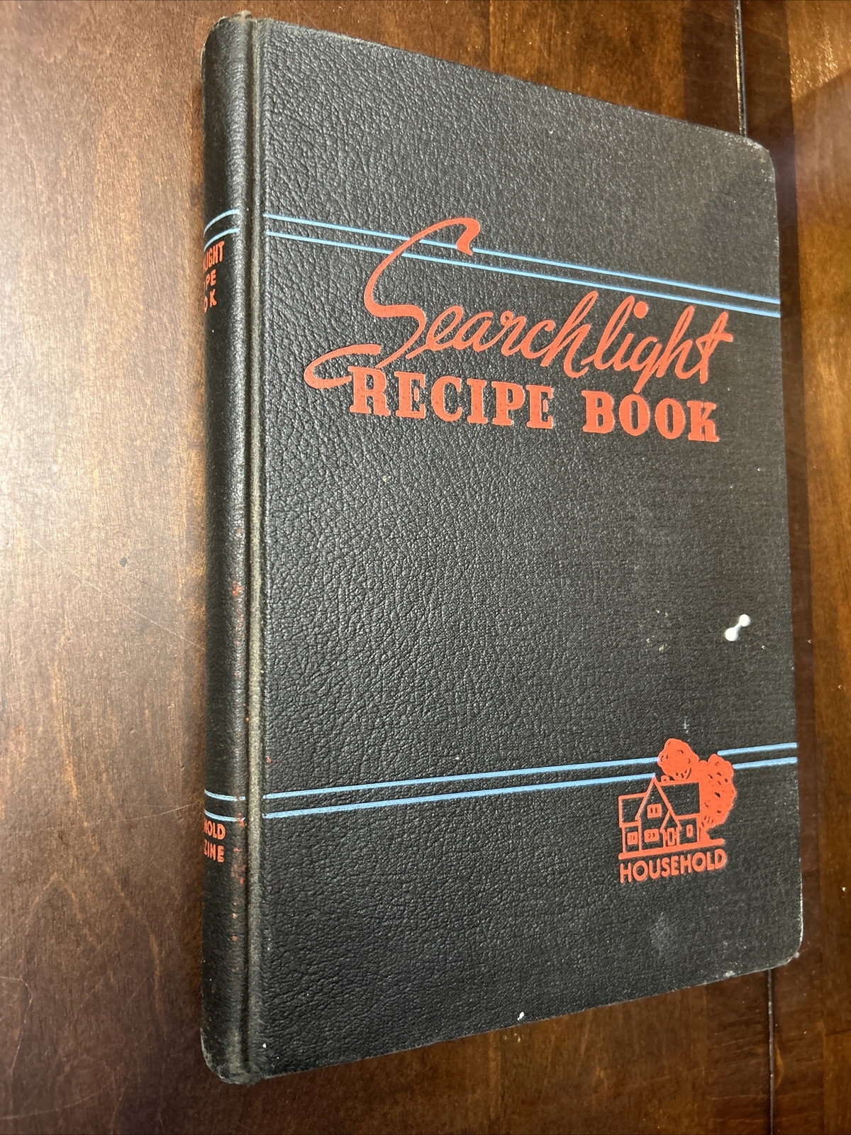 Vintage 1954 Searchlight Recipe Household Cookbook 22nd Edition Tabbed Hardcover