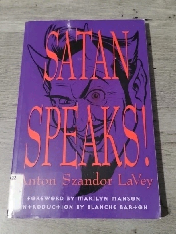 SATAN SPEAKS! by Anton Szandor LaVey (1998, Trade Paperback)