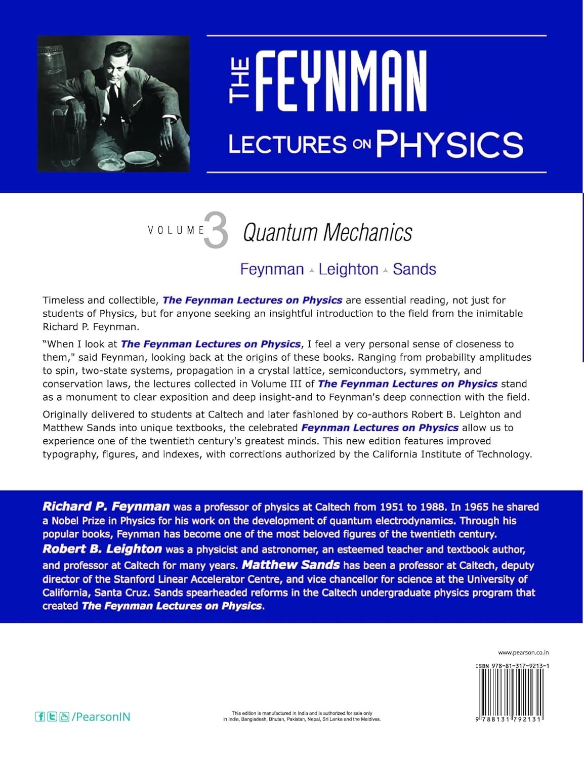 The Feynman Lectures on Physics: The Millenium Edition, Vol. 3 — Paperback