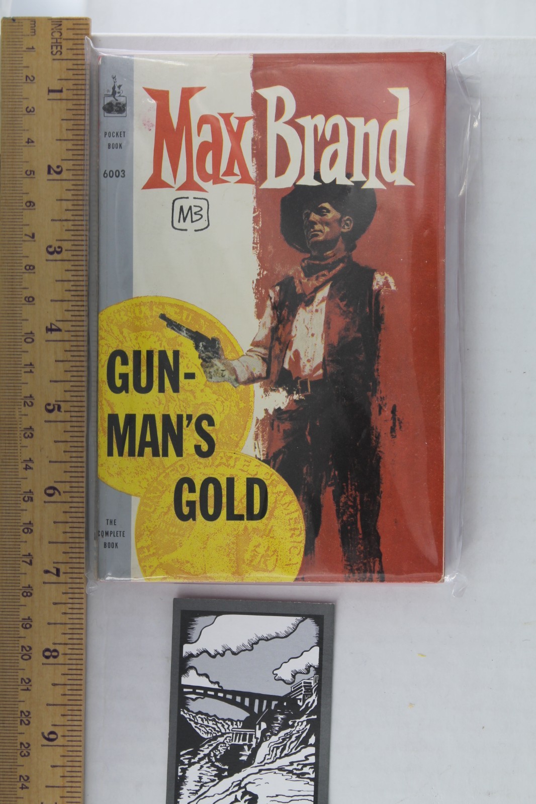 Max Brand — 4 ppbk Westerns — Long Chase / White Wolf / Gunman’s Gold / Lobo