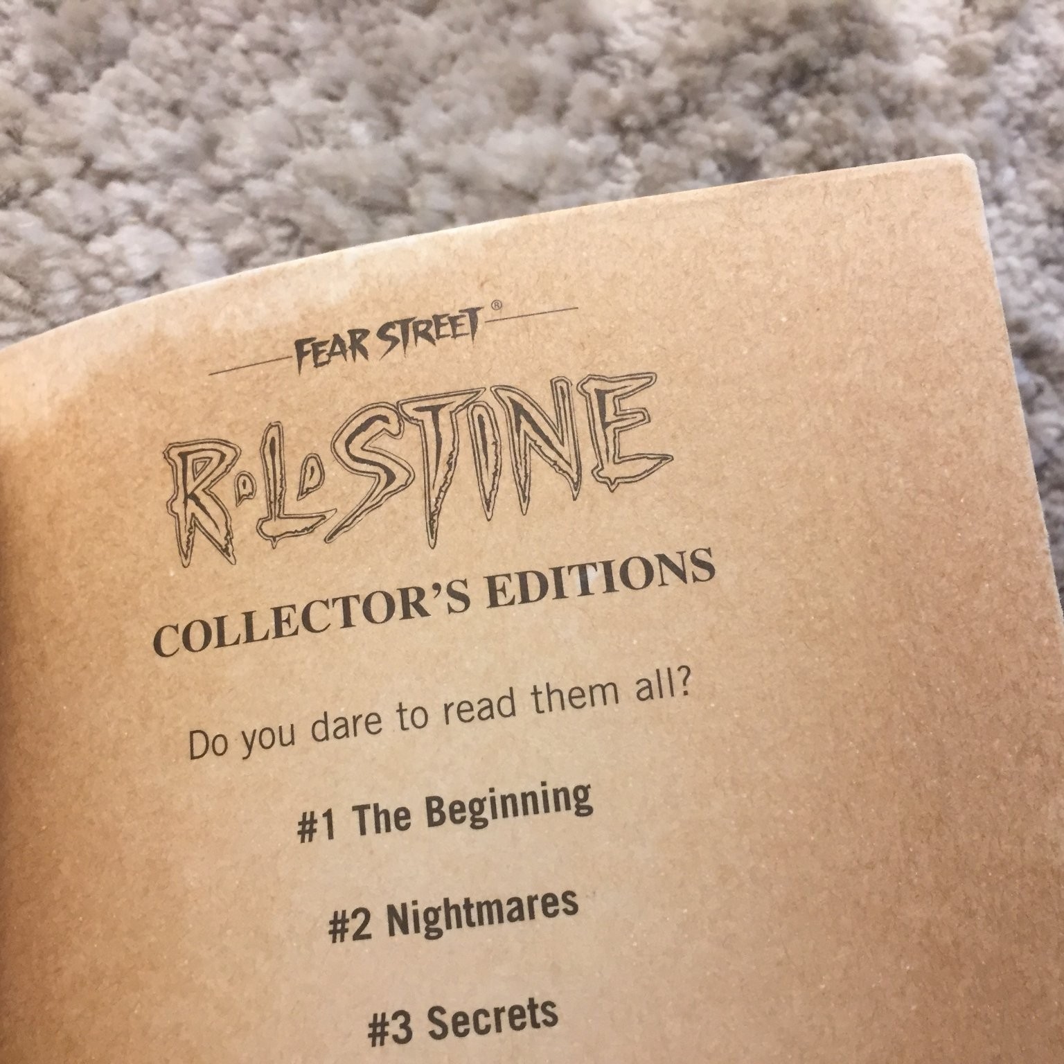 The Betrayal R.L. Stine 2002 First Simon Pulse Fear Street Horror