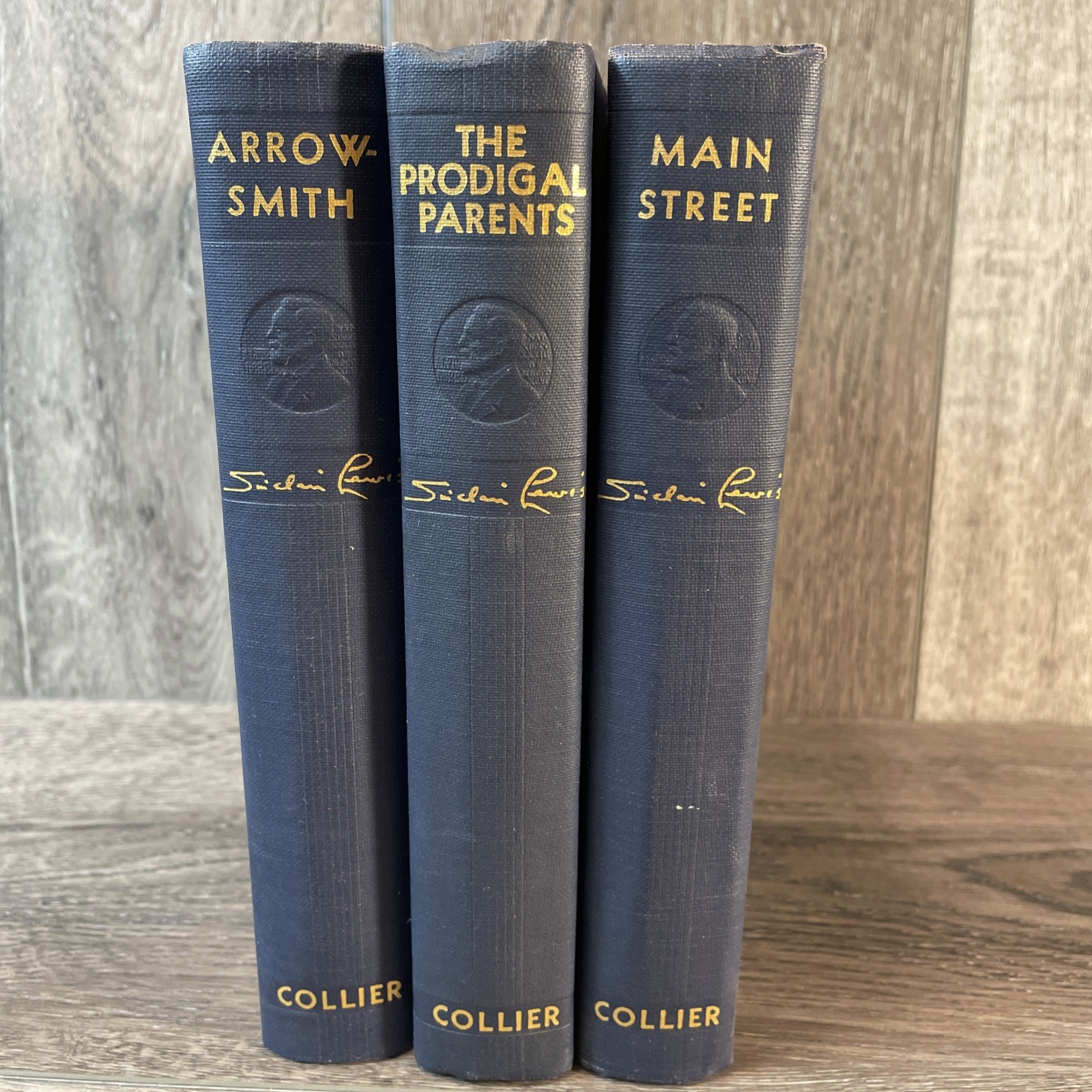 Sinclair Lewis Lot 3 Books Arrow Smith Prodigal Parents Main Street Collier 1925