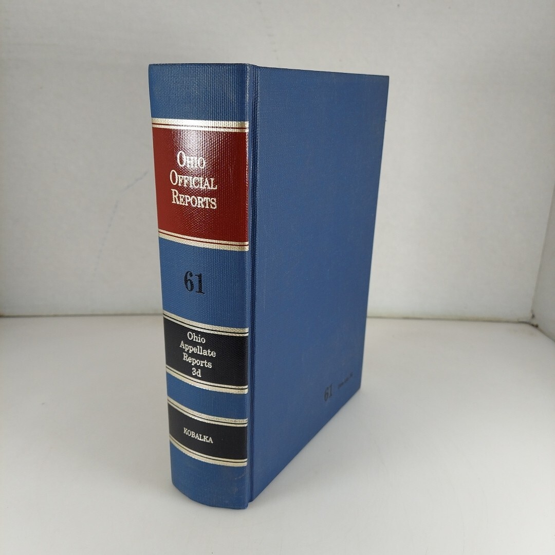 Ohio Official Reports 61 Appellate 3d Walter Kobalka 1991 HC West Publishing Co.