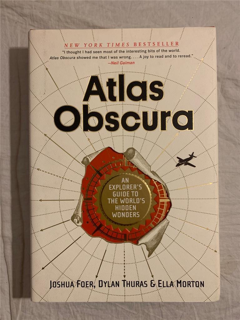 Atlas Obscura Joshua Foer Hardcover VERY GOOD COND!