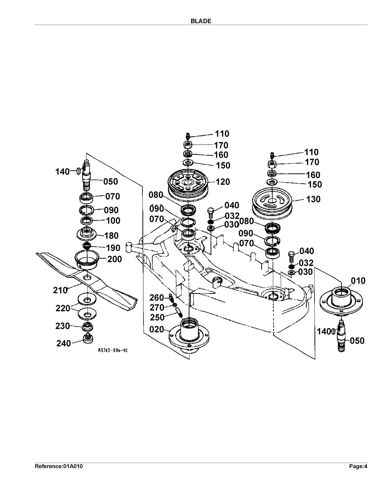 KUBOTA RCK60-30B Parts Manual — STEEL WIRE BOUND — DURABLE COVERED