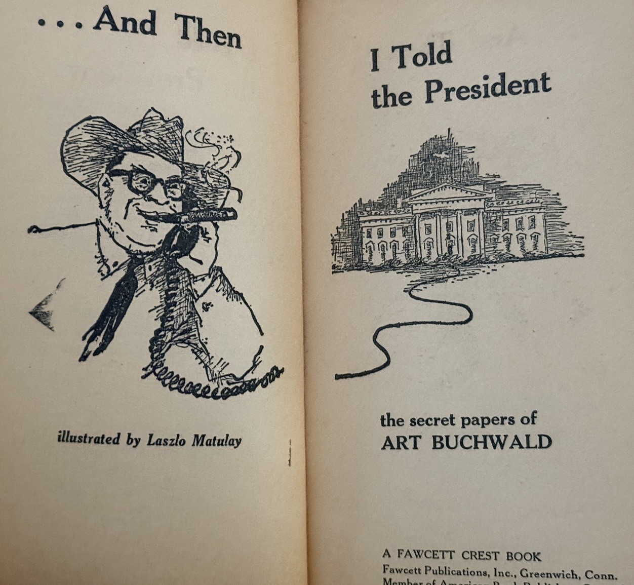 Lot of (3) Vintage Humor Paperback Lot Thorne Smith Art Buchwald Coolman