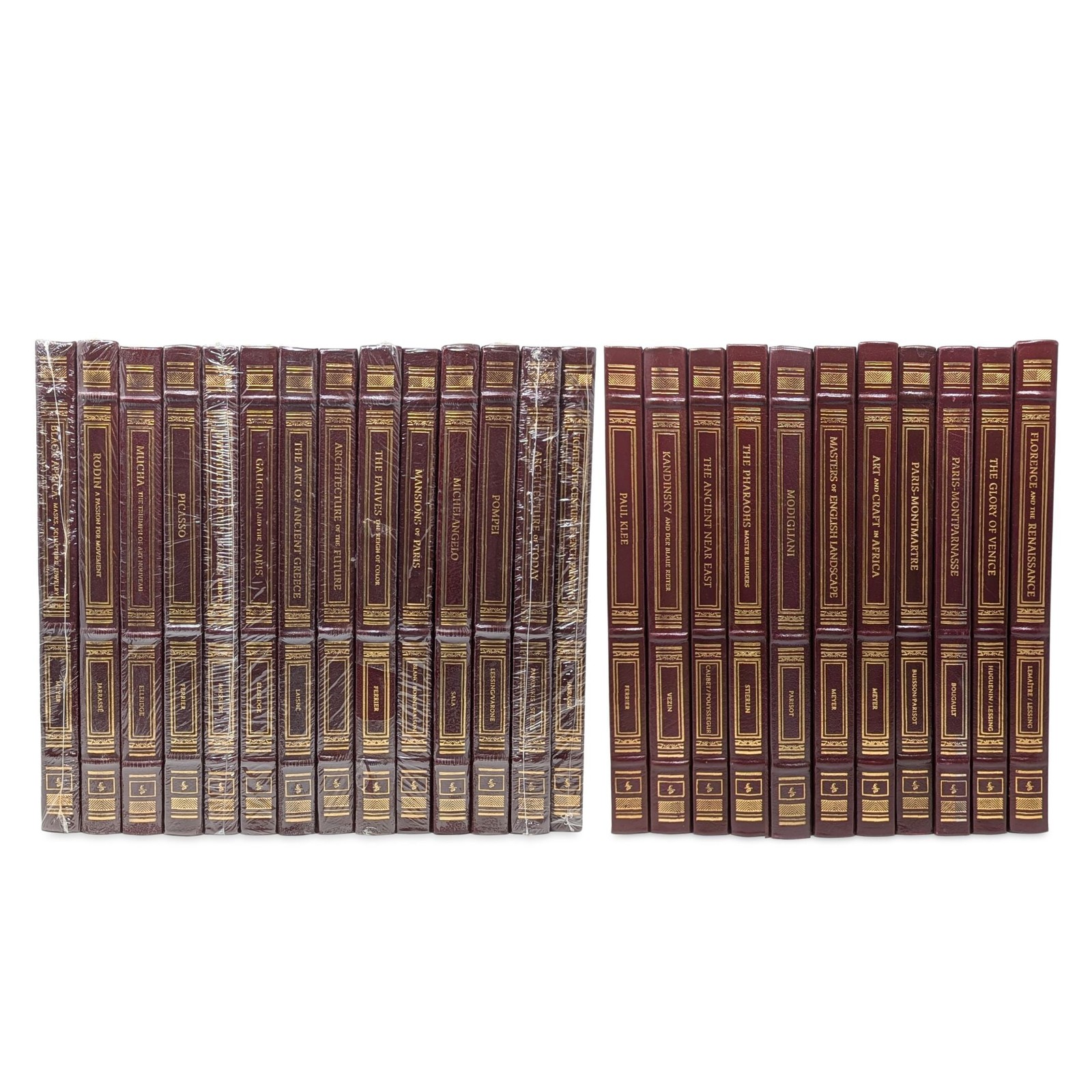Easton Press Glorious Art of the World, Leather-Bound 25 Volume Set