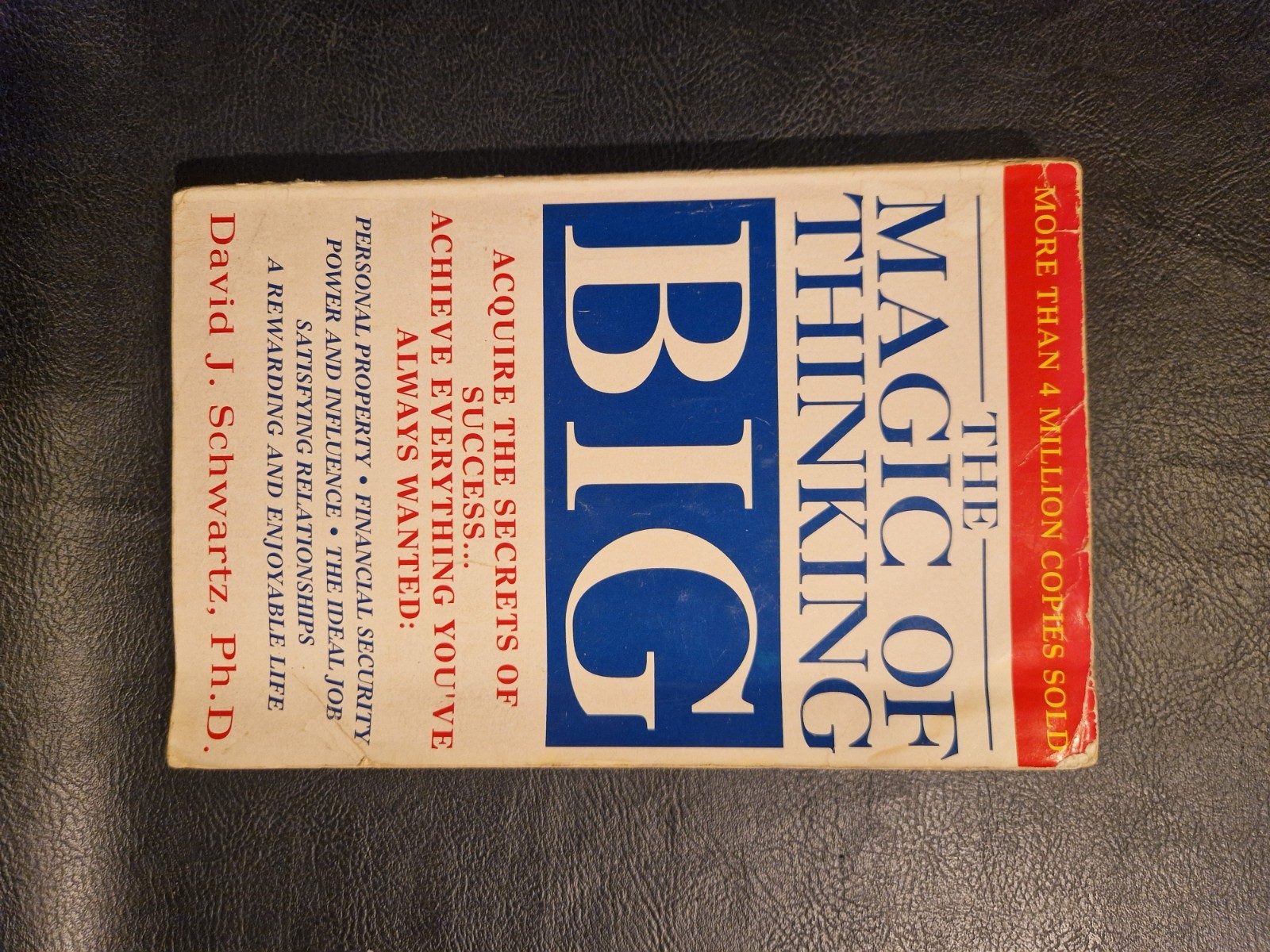 The Magic of Thinking Big Paperback David J. Schwartz Fireside Edition