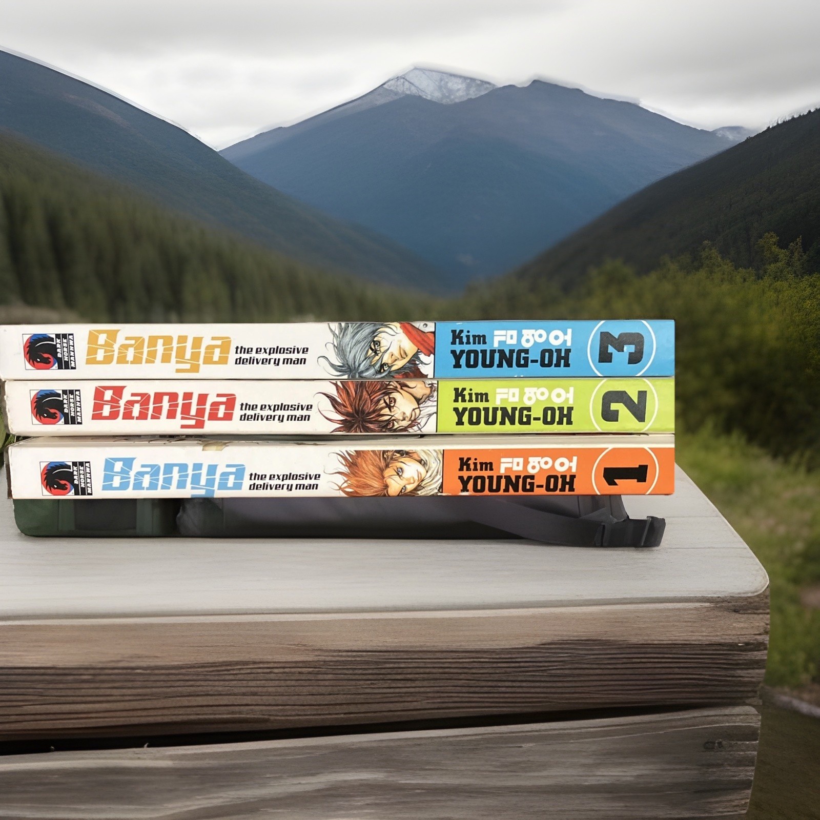 Banya: Explosive Delivery Man Manga Vol 1-3 OUT OF PRINT Series English 1st Ed