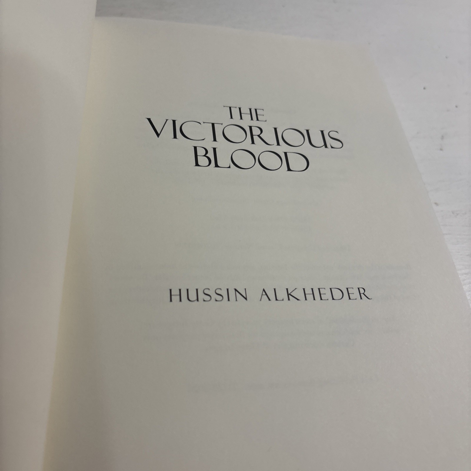 Victorious Blood by Hussin Alkheder (2020, Trade Paperback) Lulu Publishing