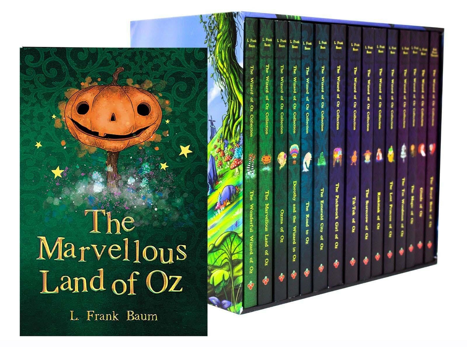 The Wizard of Oz Collection 15 Books Box Set by L. Frank Baum — Ages 9-14 — PB