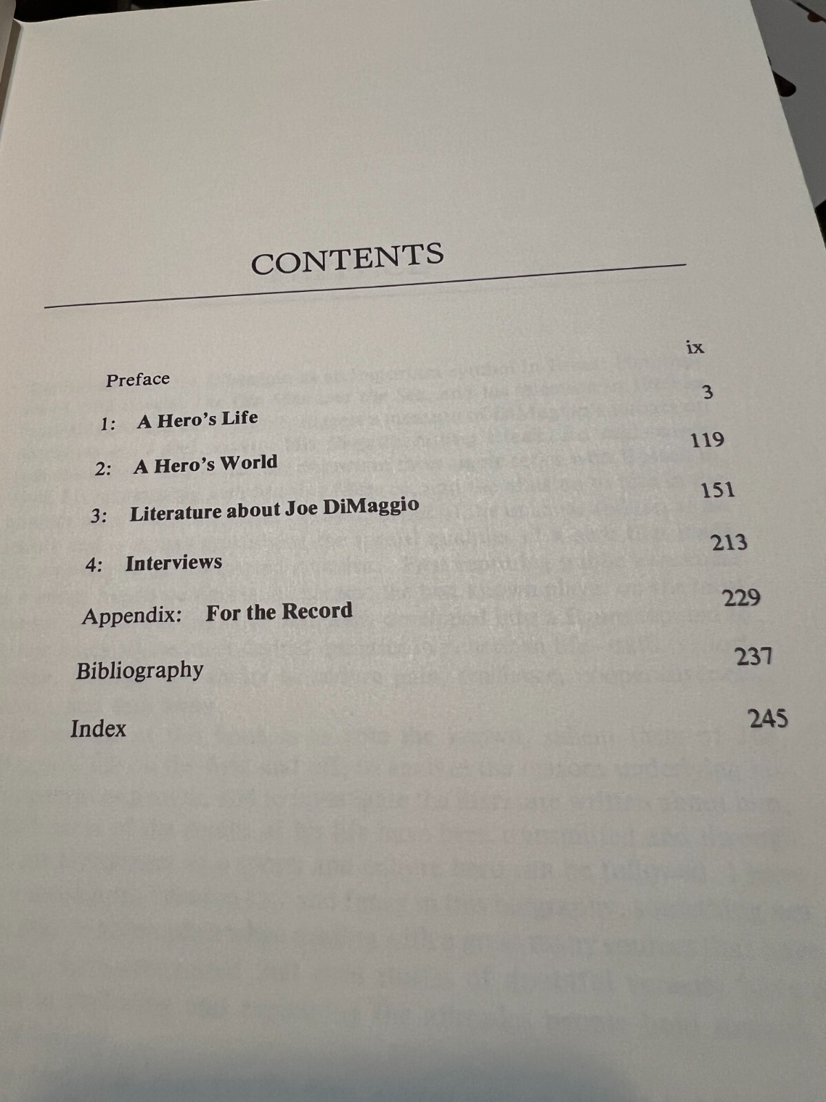 Joe Dimaggio: A Bio-Bibliography by Jack Moore, ex-library, VG, 252 pages