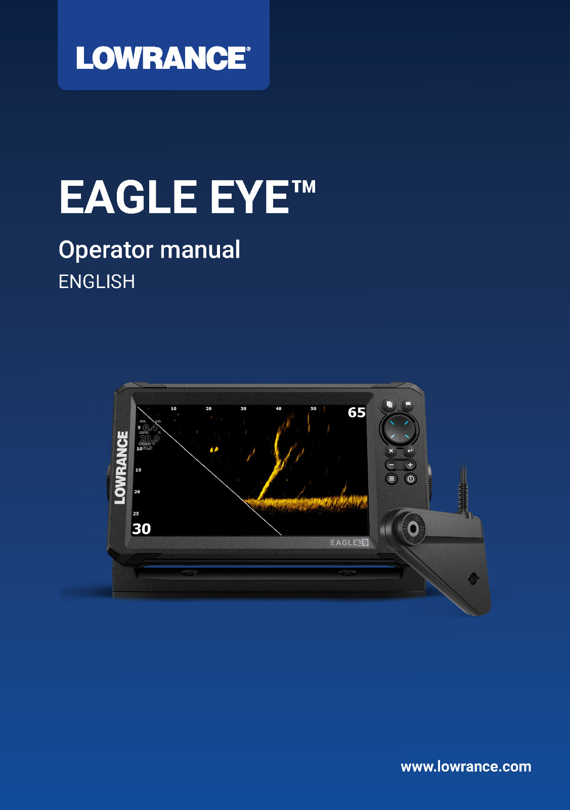 Lowrance Eagle Eye Operator Manual: 81 Pages, Color, Coil Bound,