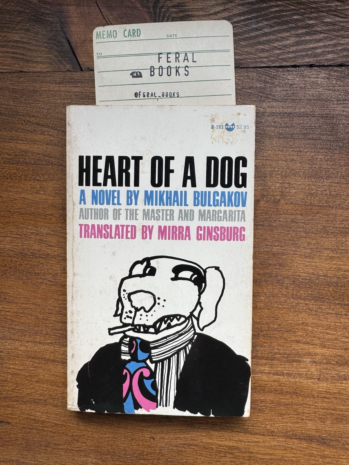 Grove Press Heart of a Dog Mikhail Bulgakov Paperback Translated Evergreen