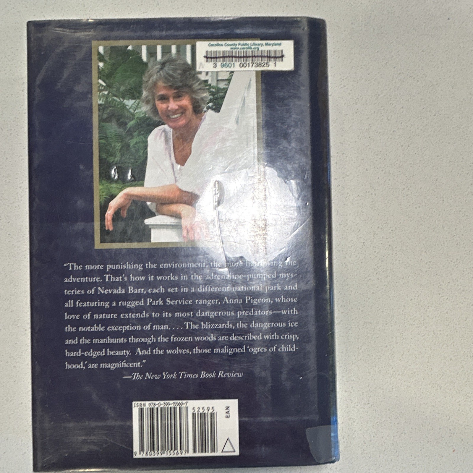 Nevada Barr Borderline (2009, Hardcover) Dust Jacket Ex-Library Mystery