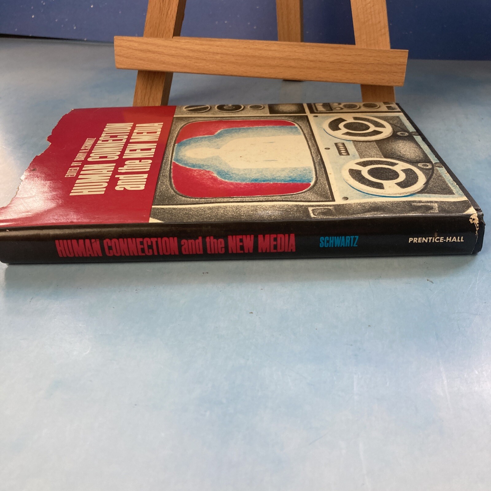 Human Connection and the New Media Hardcover — Barry N. Schwartz -VINTAGE! 1973