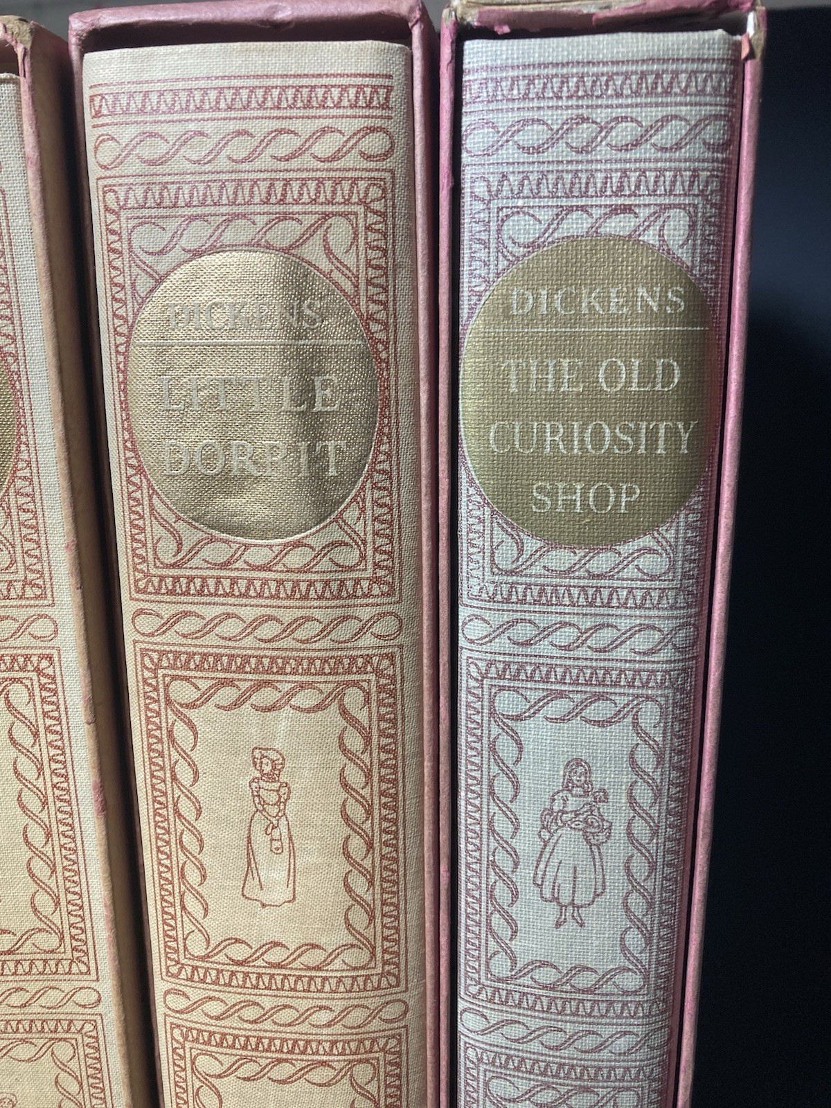 Lot of 9 VTG Heritage Press Illustrated Works of CHARLES DICKENS w/Slipcases