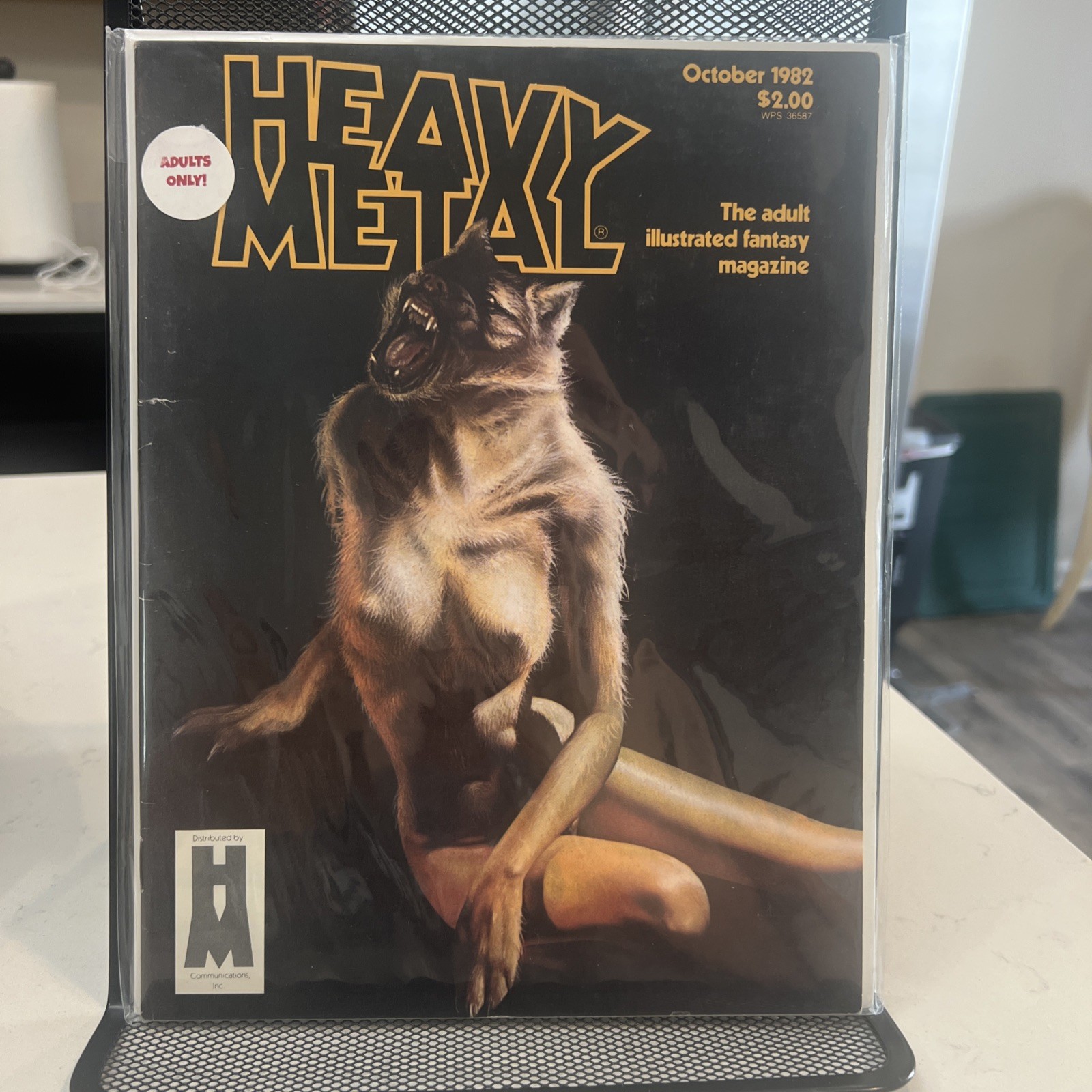 HEAVY METAL ILLUSTRATED COMIC MAGAZINE October 1982