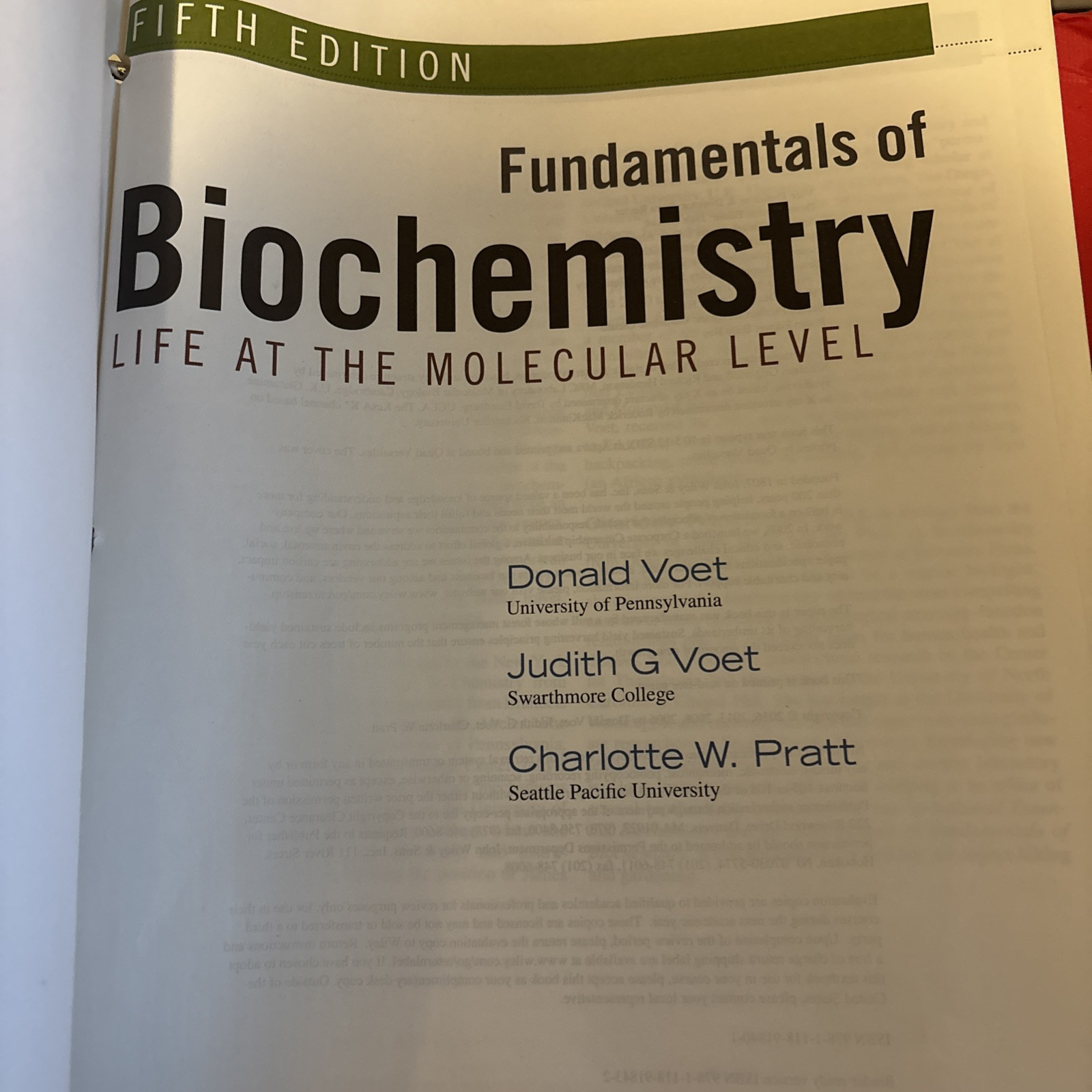 Biochemistry 410/411 Textbook — 5th Edition — Custom Texas A&M University, , 978
