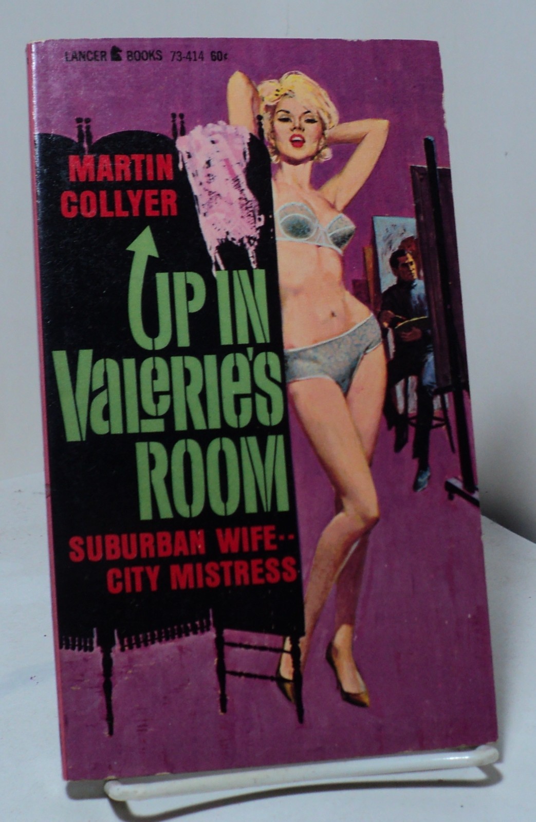 Up in Valerie’s Room by Martin Collyer — Lancer 73-414 — 1963
