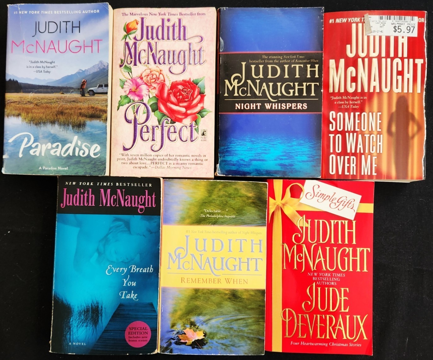 Judith McNaught~Lot 7 PB~Complete Foster Duo + 2nd Opportunities 1-5~Paradise+