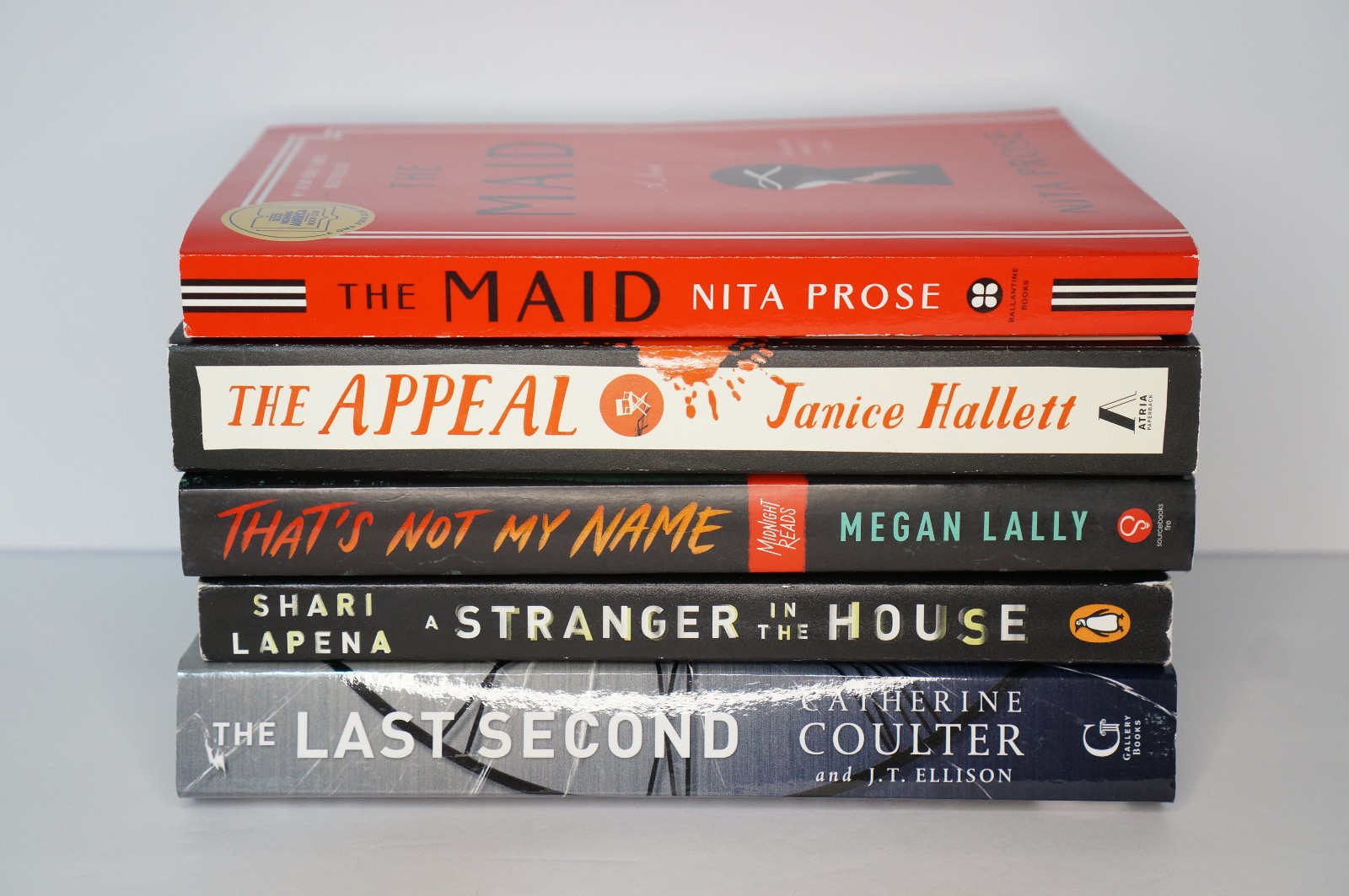 Thriller Book Lot 5 Mystery Shari Lapena Maid Appeal That’s Not My Name PB