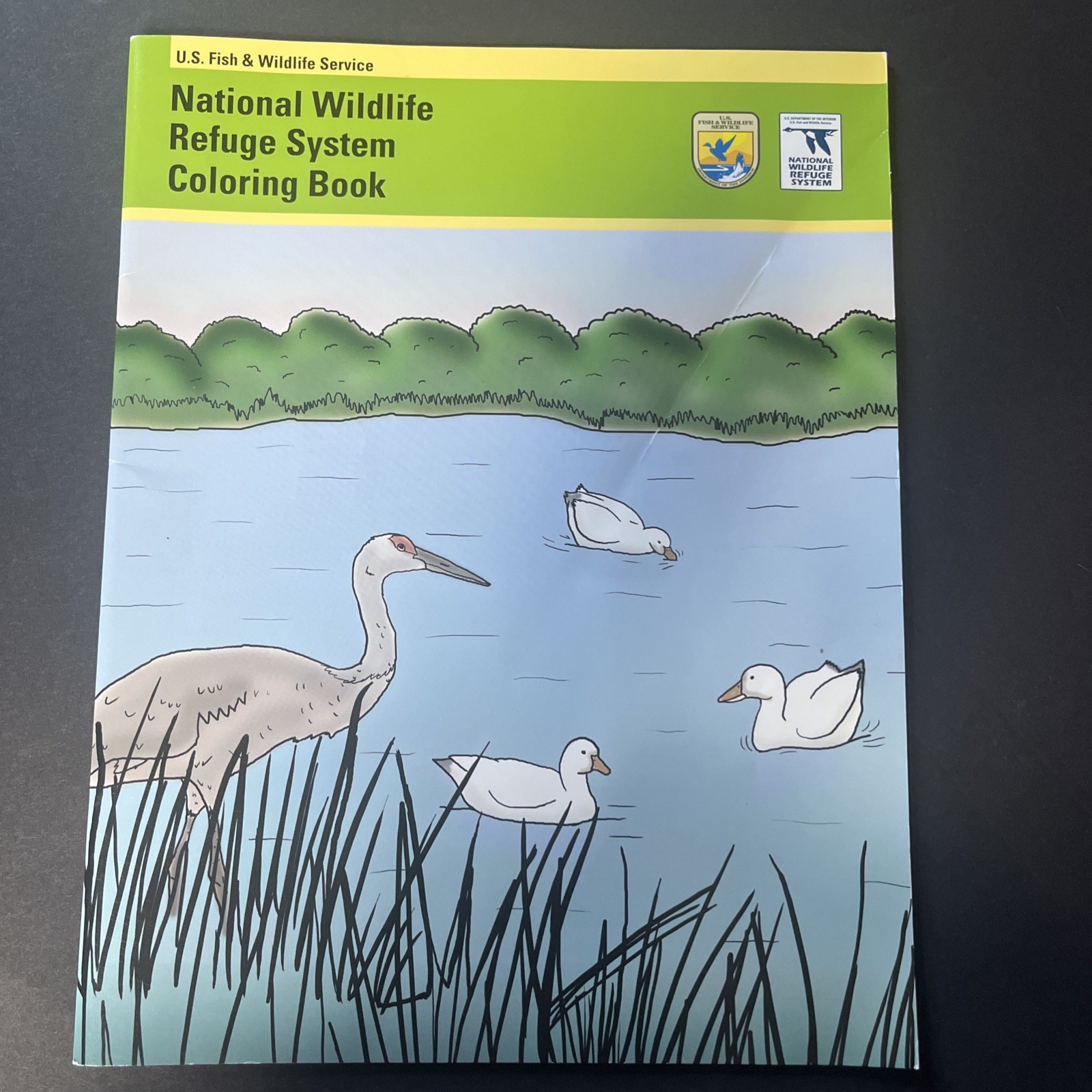 Lot of 2 U.S. Fish & Wildlife Coloring Books NOS 2000 & 2009