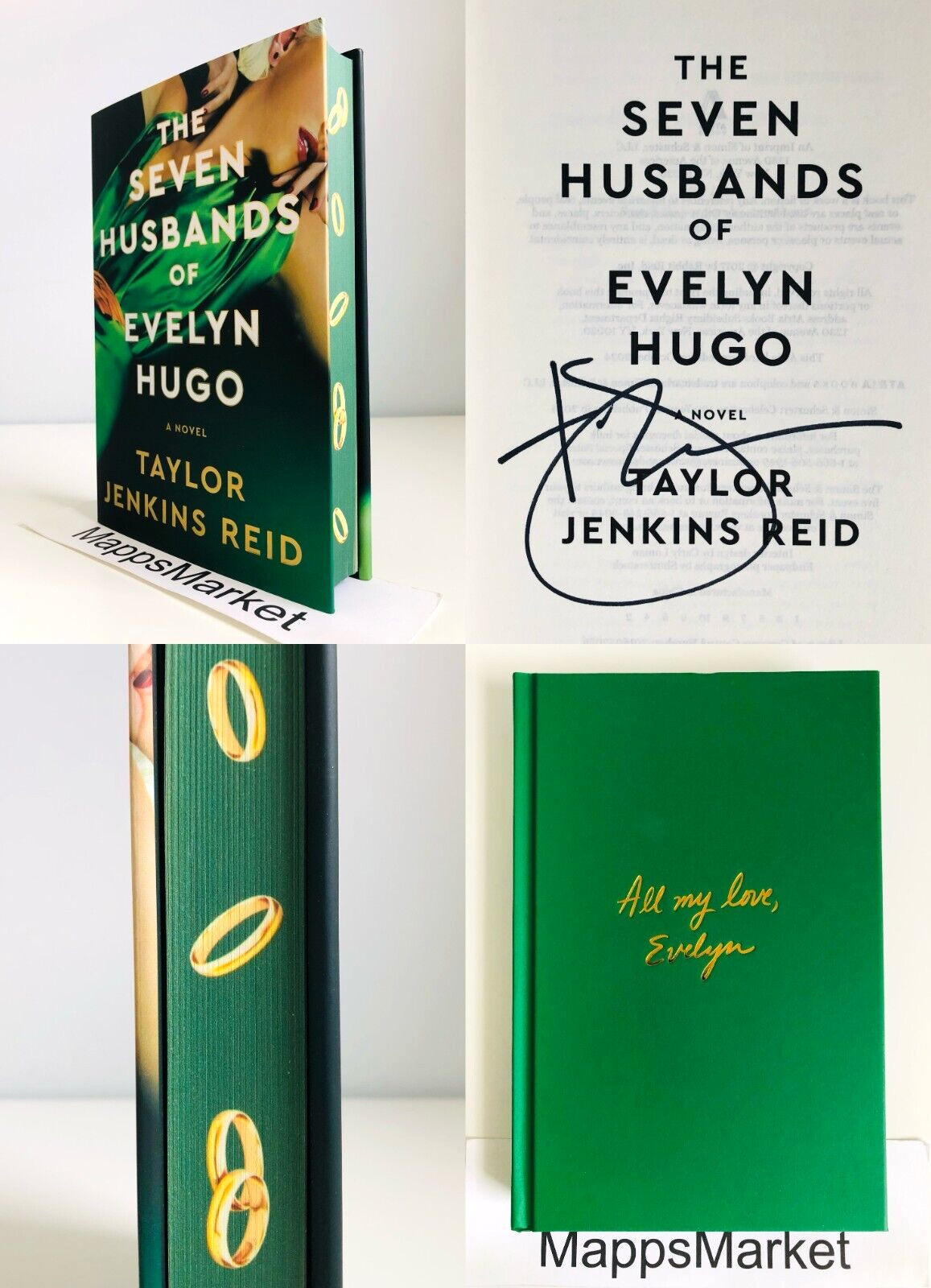 SIGNED The Seven Husbands of Evelyn Hugo DELUXE EDITION by Taylor Jenkins Reid