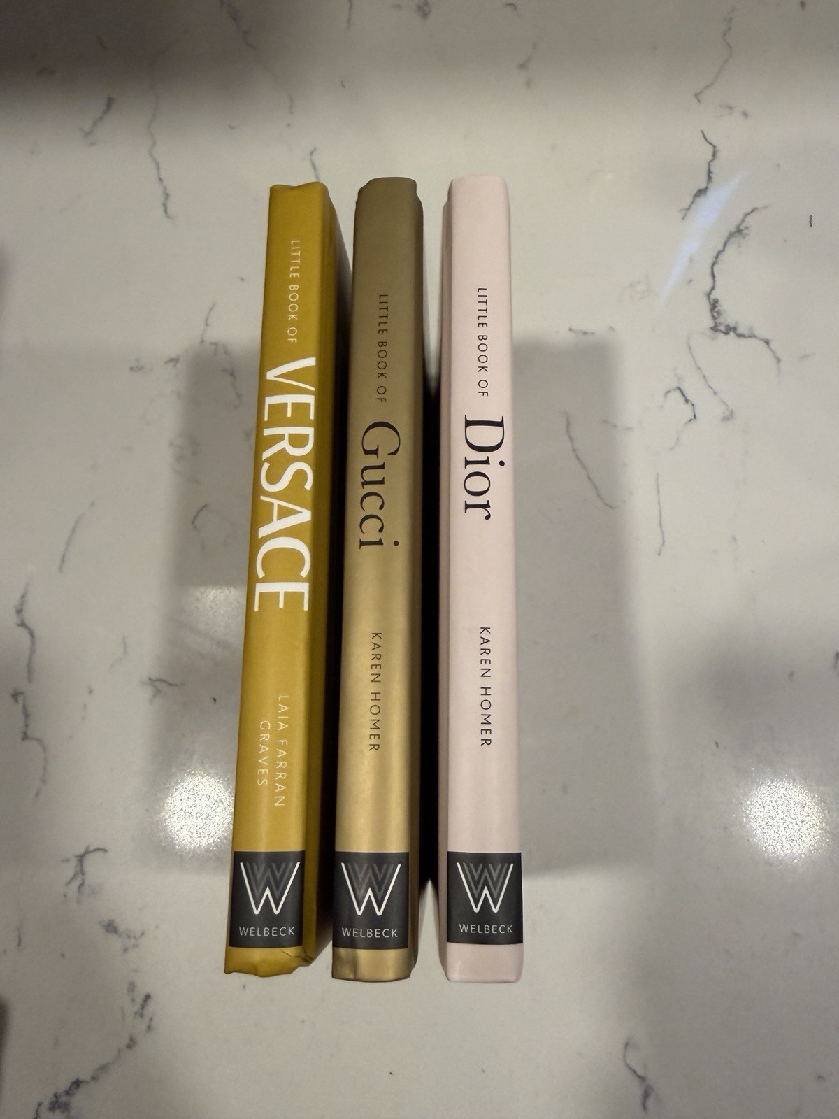 Little Book Of Gucci Versace Dior 3 Book Set Fashion Hardcover Welbeck Publish