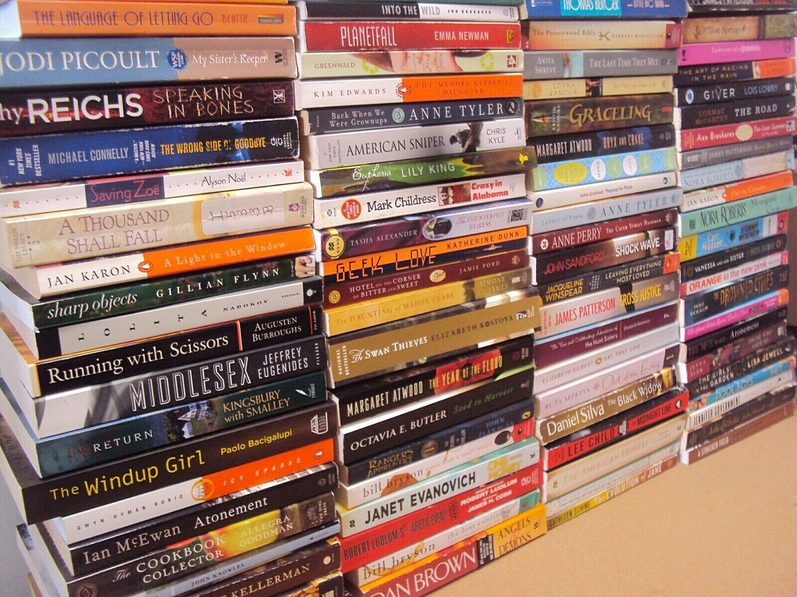 RANDOM MIX Lot 10-LBS Large Trade Size Paperback Fiction Literature All category
