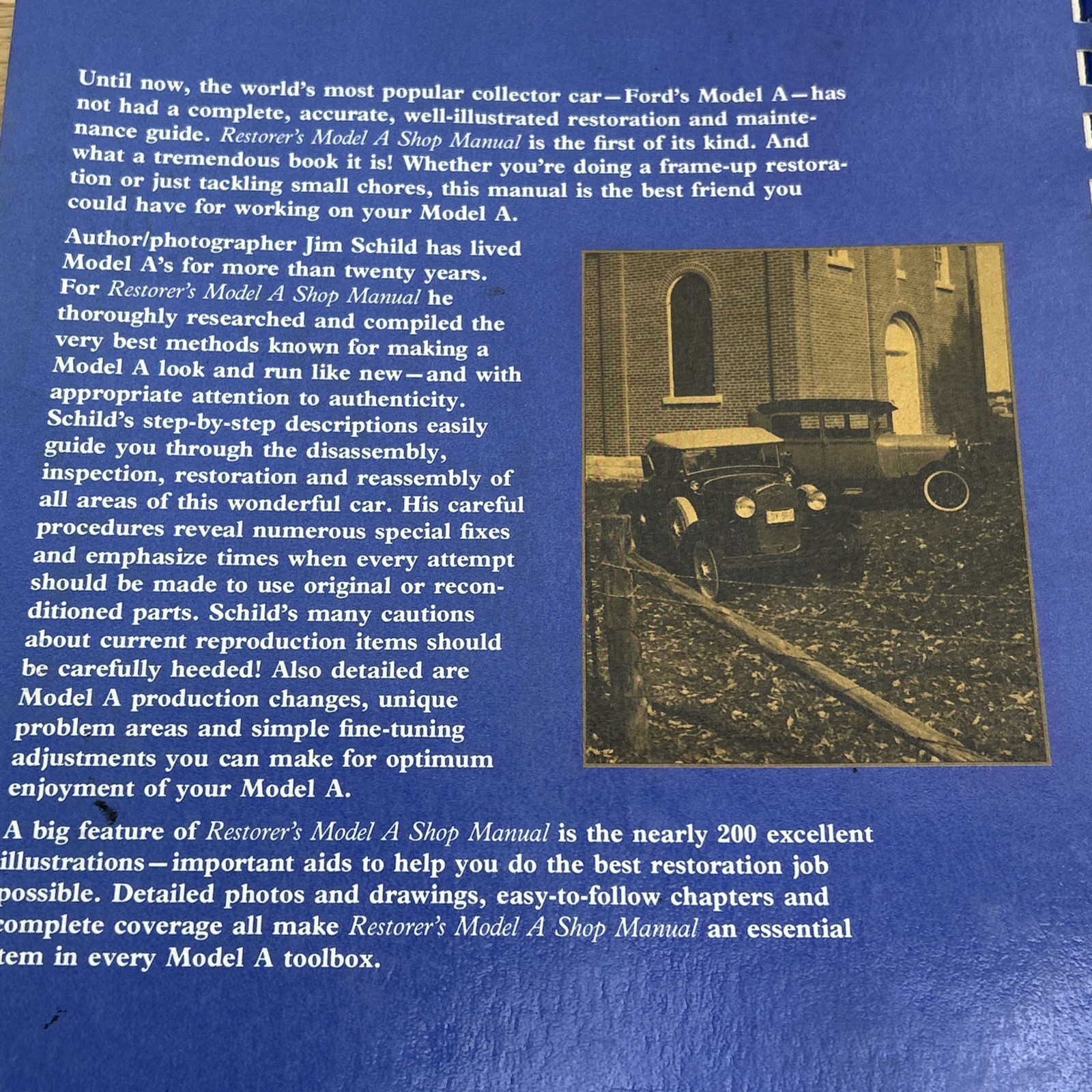 Restorer’s Ford Model A Shop Manual Complete Illus. Jim Schild & Model A Album