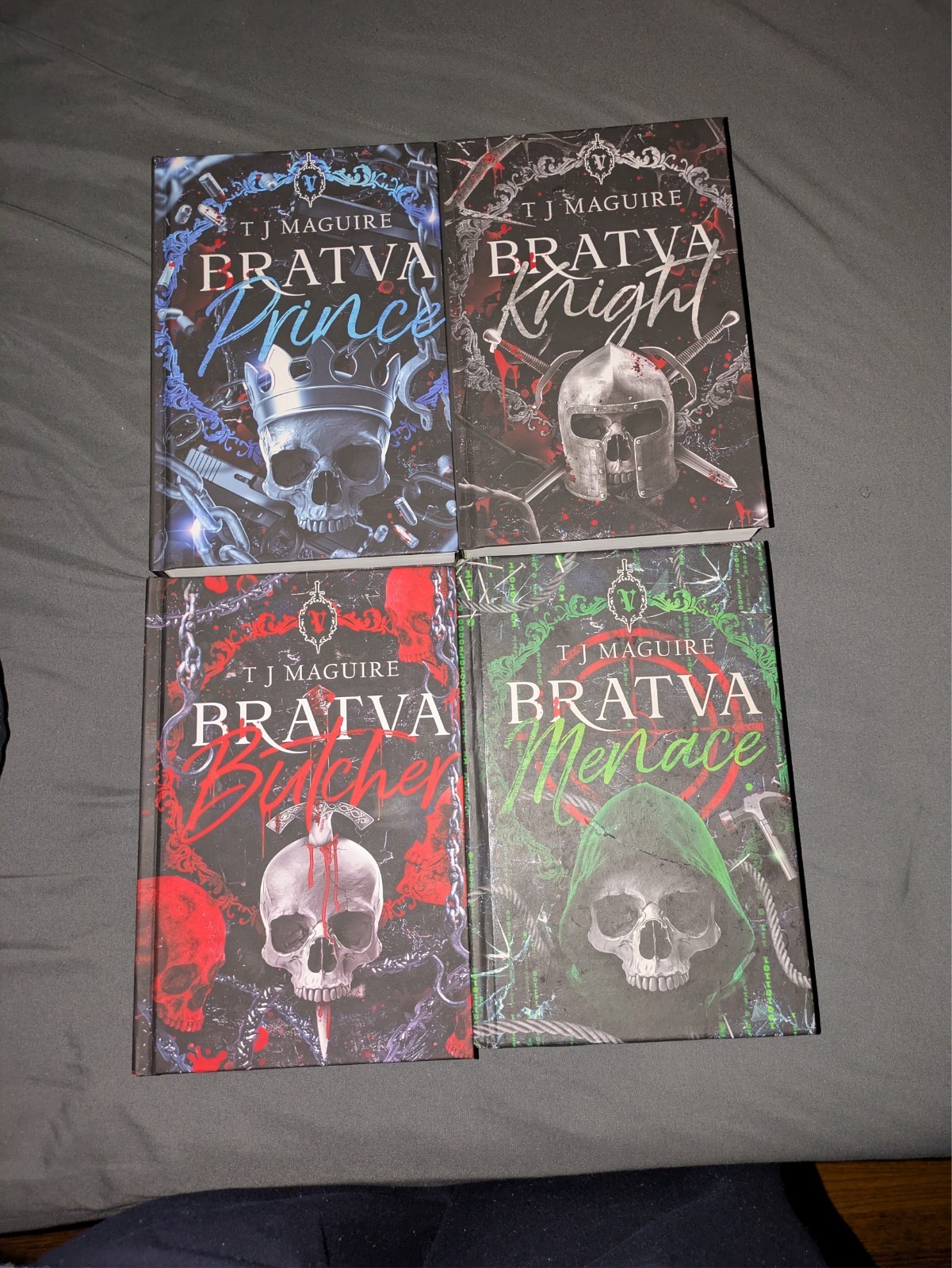 The Bratva Series # 2-5 by TJ Maguire (Signed and Personalized) Hardcovers Set