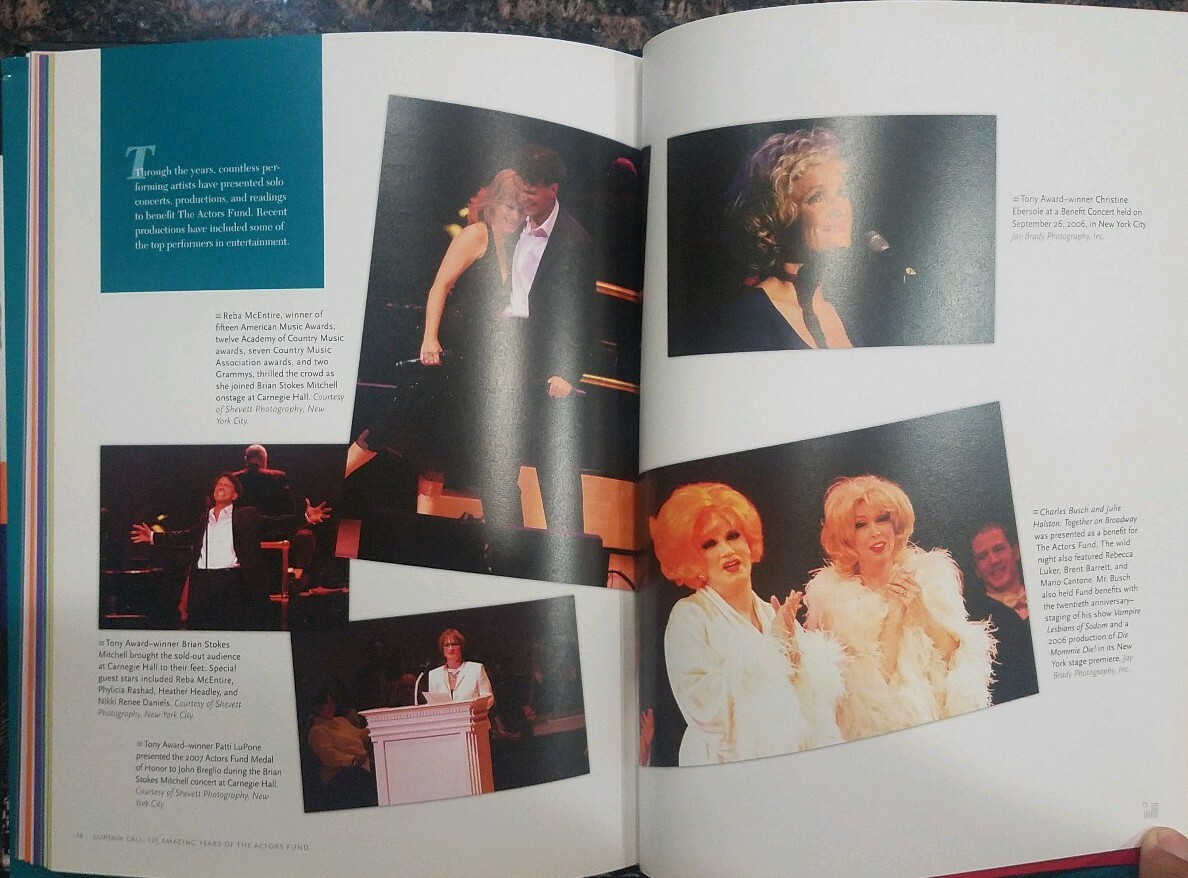 Curtain Call : 125 Amazing Years of the Actors Fund, HC, DJ *NEW*