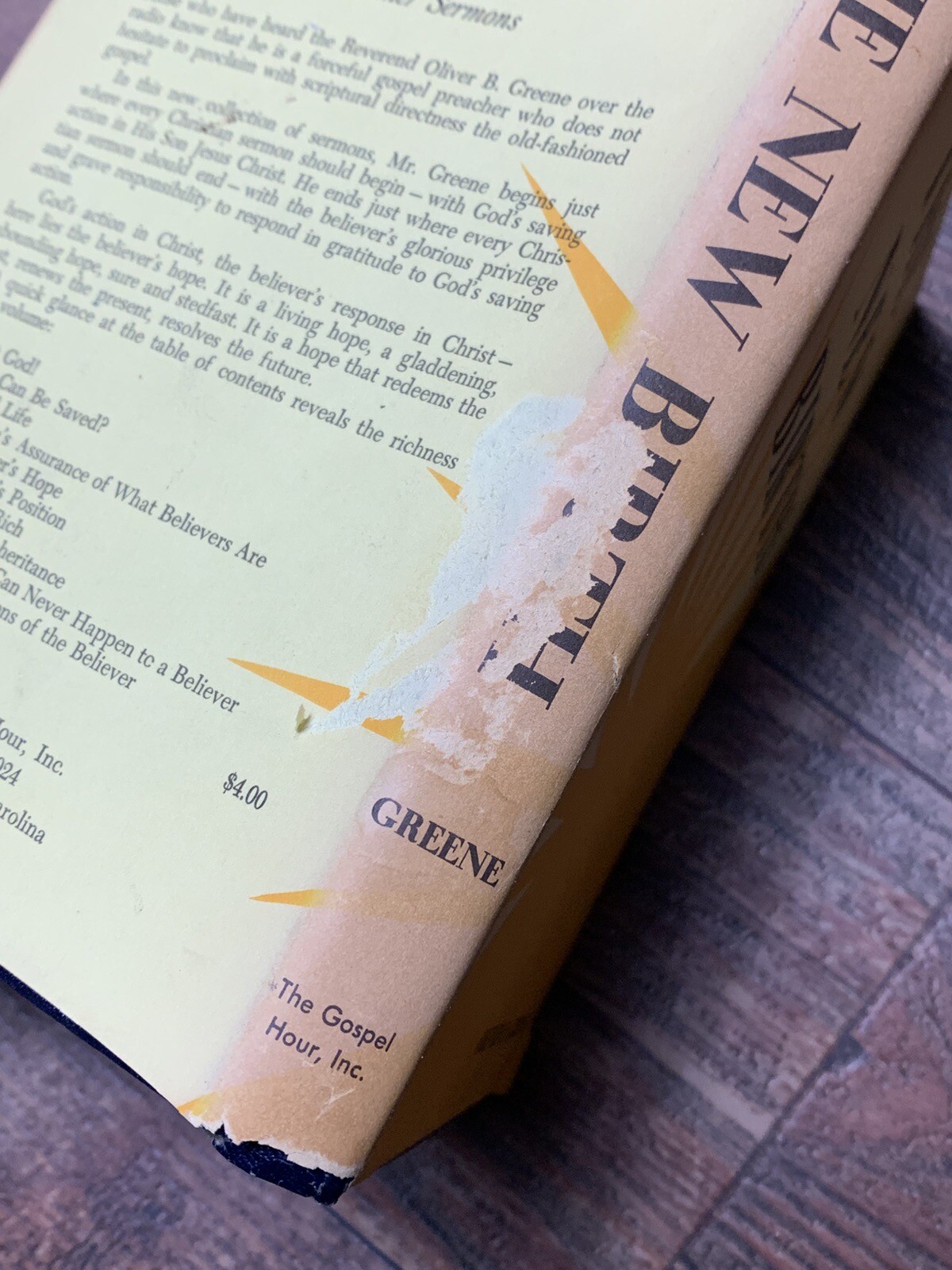 The New Birth by Oliver B. Greene First Printing 1966