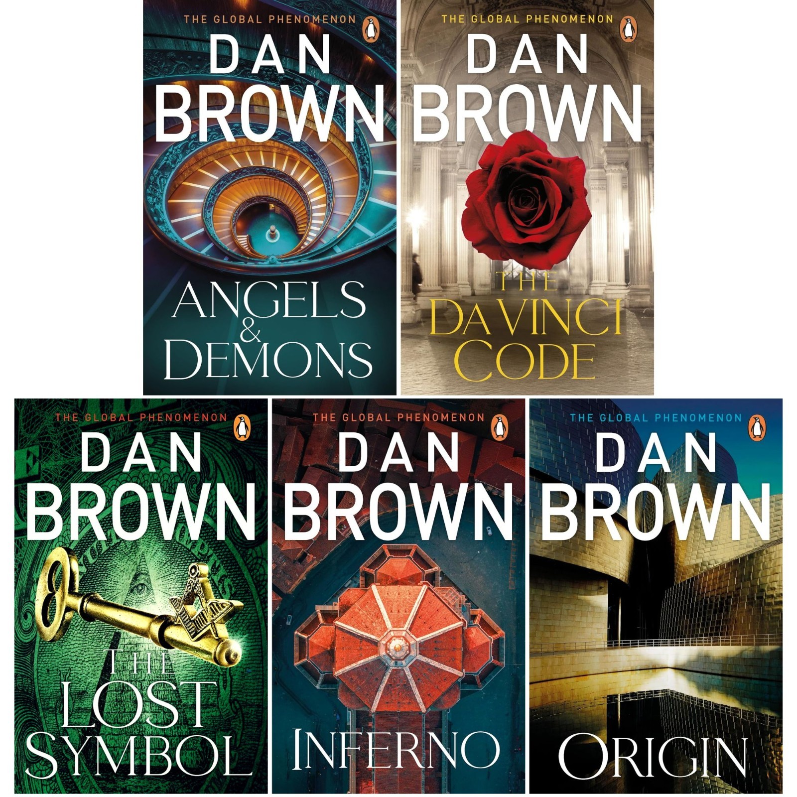 The Robert Langdon Collection 5 Books Set Angels and Demons, The Da Vinci Code