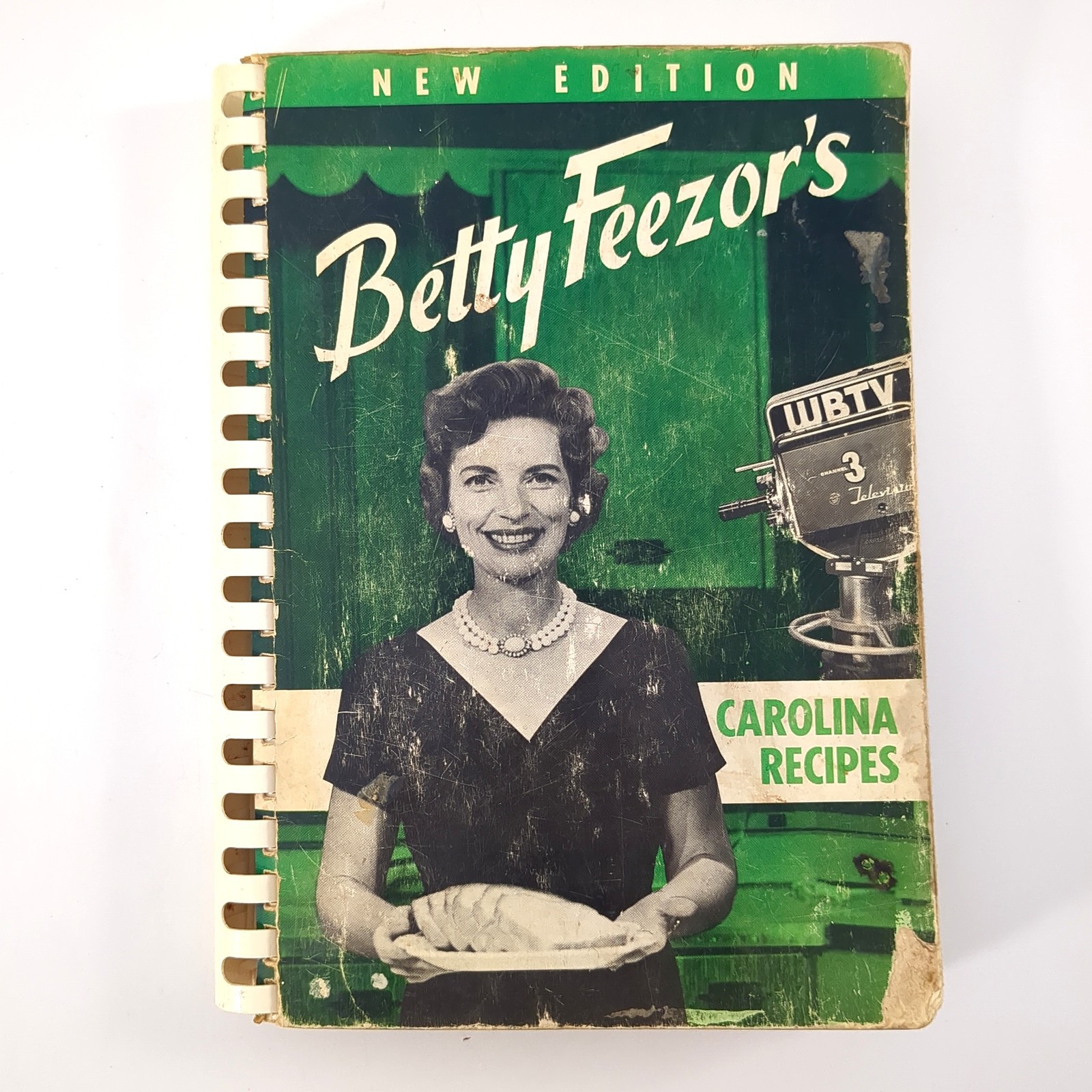 Betty Feezors Carolina Recipes WBTV Charlotte NC Television Cookbook Spiral 1964