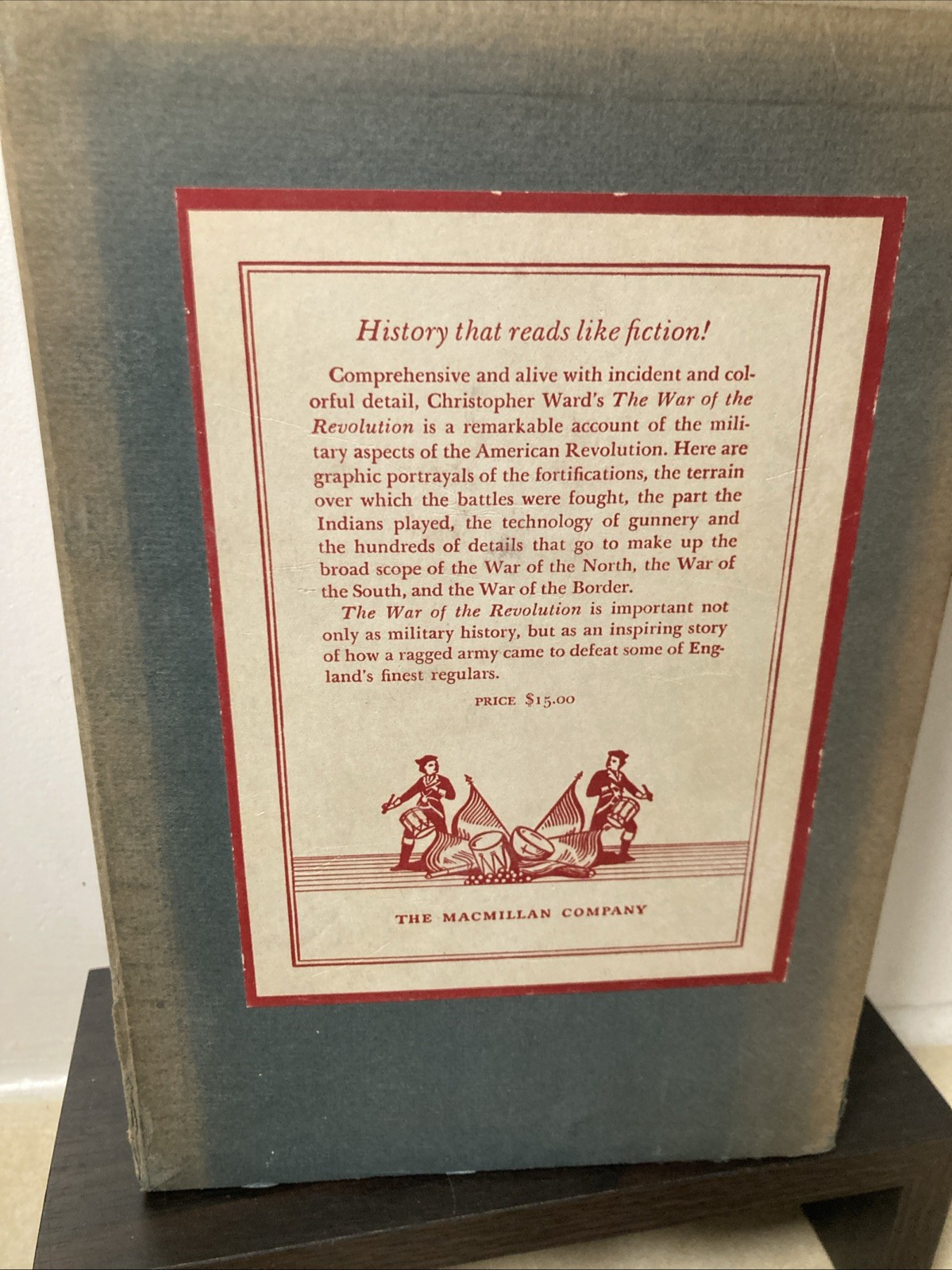 The War of the Revolution by C. Ward, 2 Volume Set, Box, The Macmillan Co., 1952